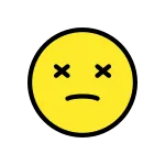 Dizzy Face SVG Icon